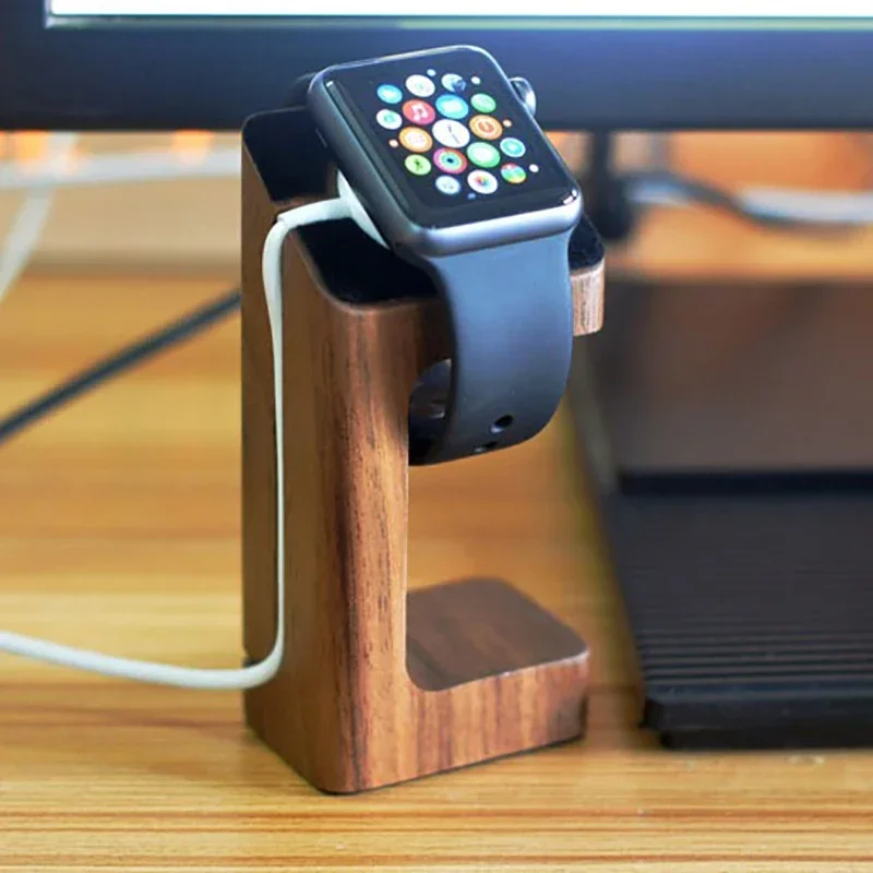 Smartwatch Apple Watch - Деревянная подставка для зарядного устройства Apple
