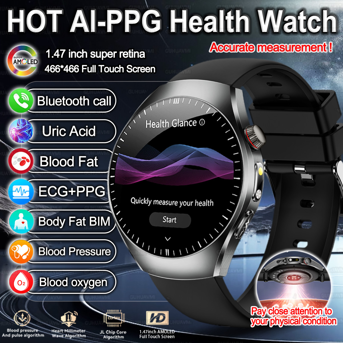 Smartwatch Watches For Women Branded - Новый бренд 2026, обновленная проверка здоровья,