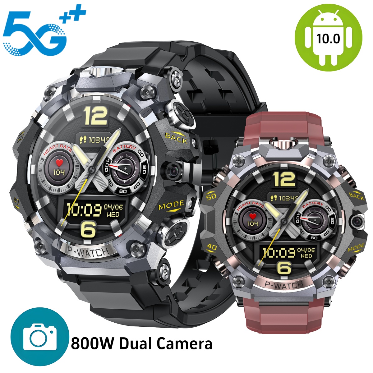 Heart Rate Gps Watch - Умные часы Q668 с Android 10.0,