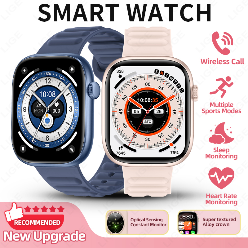 Couple Watches Smartwatch - Смарт-часы LIGE 2026 NEW: мониторинг сердечного