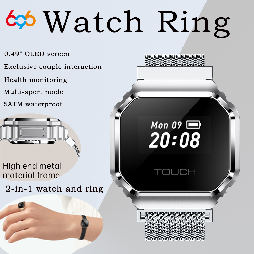 Couple Watches Smartwatch - Новинка 2026: Умное кольцо с OLED-экраном