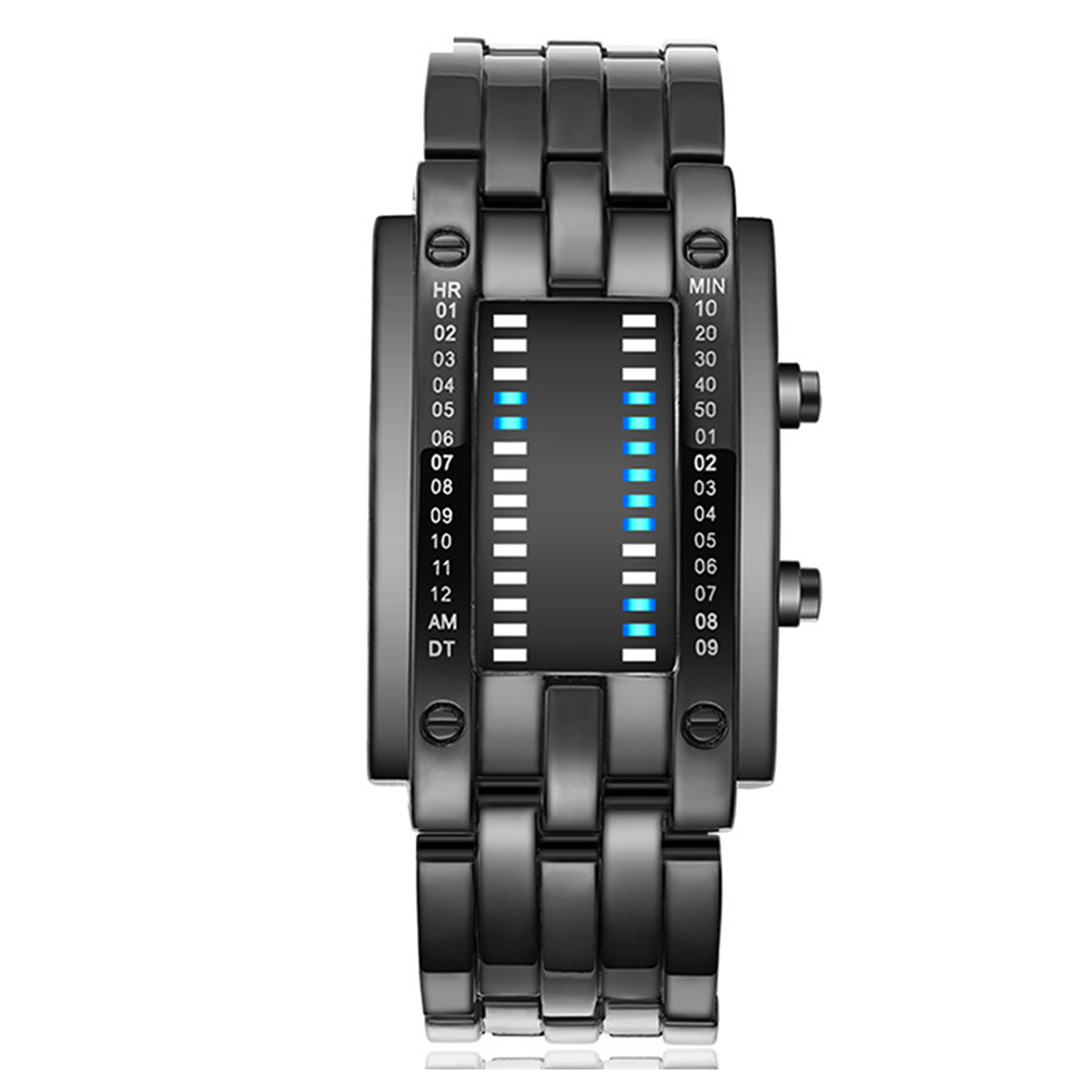 Smartwatch Premium Watches For Women - Премиальные бинарные матричные синие светодиодные цифровые