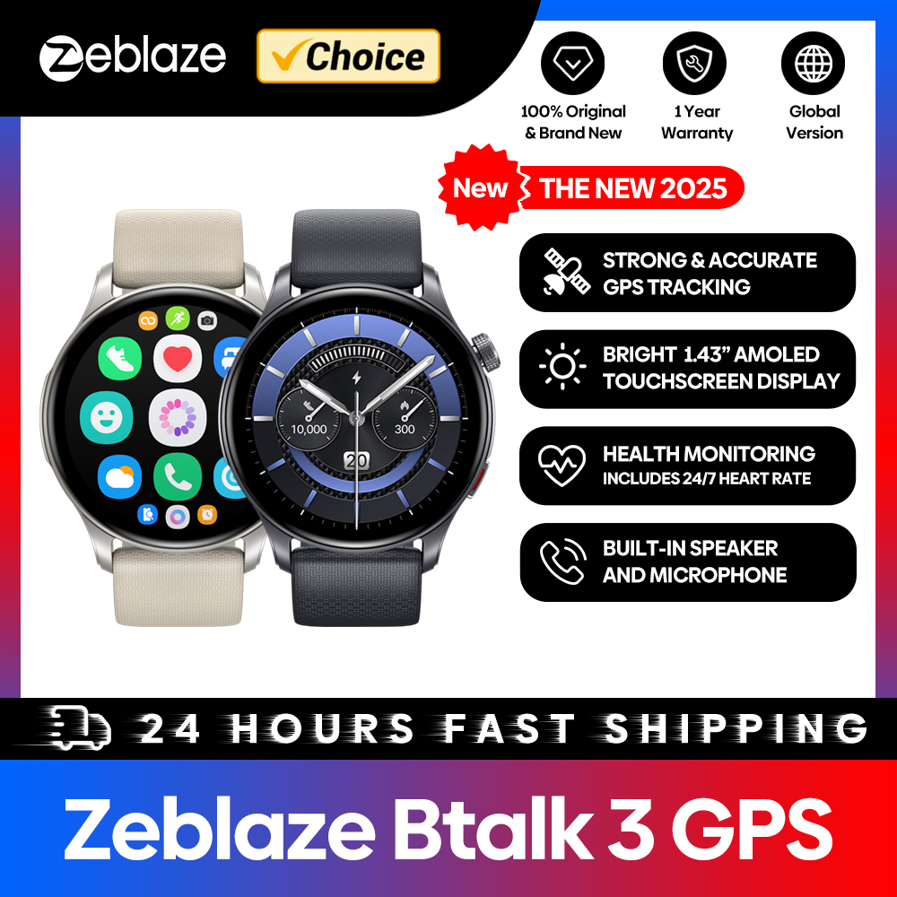 Heart Rate Gps Watch - Новые умные часы Zeblaze Btalk 3,