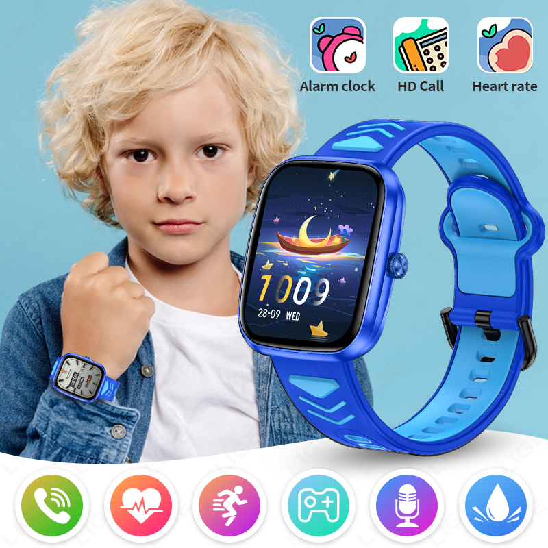 Smartwatch Watches For Kid Boy With Alarm - Детские умные часы LIGE 2026 с