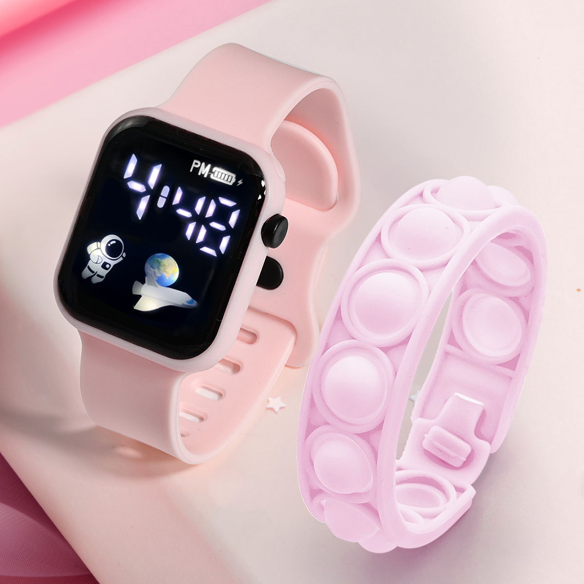 Smartwatch Watches Girls - 2 шт., Детские умные часы-браслет
