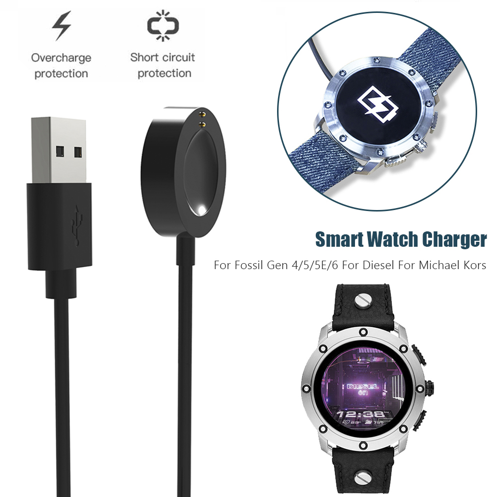 Кабель для зарядки умных часов – обзор и цена Fossil Watches Smartwatch Gen 5