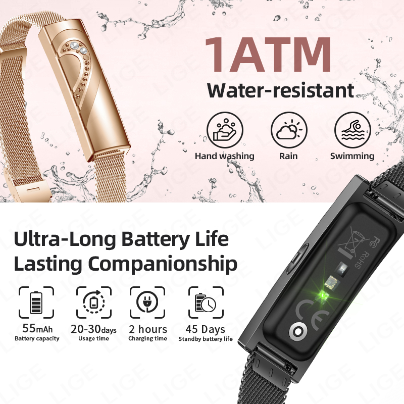 Умный браслет LIGE с мониторин – обзор и цена Couple Watches Smartwatch