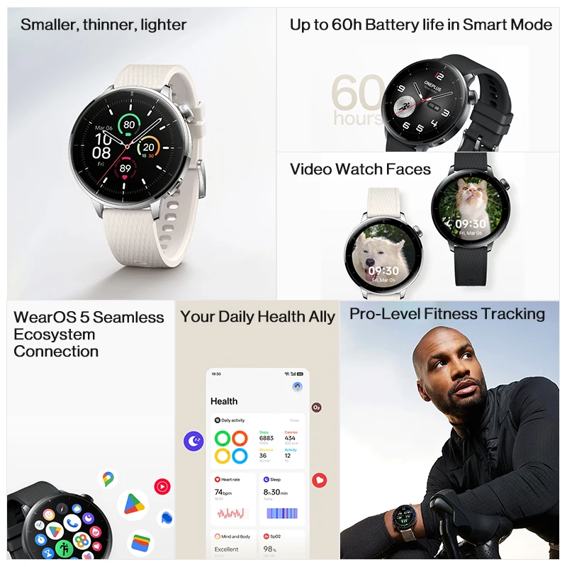 Глобальная версия OnePlus Watc – обзор и цена Watch Esim