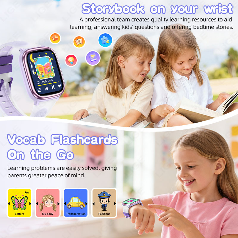 Детские умные часы LIGE 2026,  – обзор и цена Smartwatch Watches For Kid Boy With Alarm