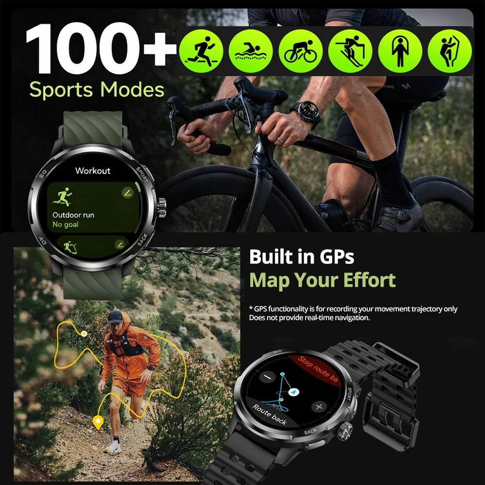 Смарт-часы Ulefone Armor Watch – обзор и цена Heart Rate Gps Watch