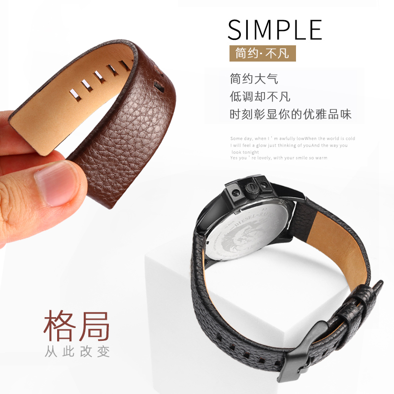 Ремешок из воловьей кожи для ч – обзор и цена Diesel Watches Smartwatch