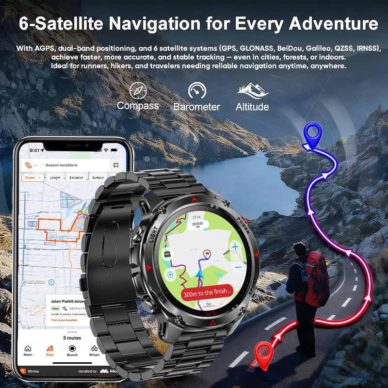 T-Rex 3 Pro Смарт-часы AGPS во – обзор и цена Heart Rate Gps Watch
